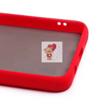 Чехол-накладка для Huawei Honor X7a (красный) - PC041