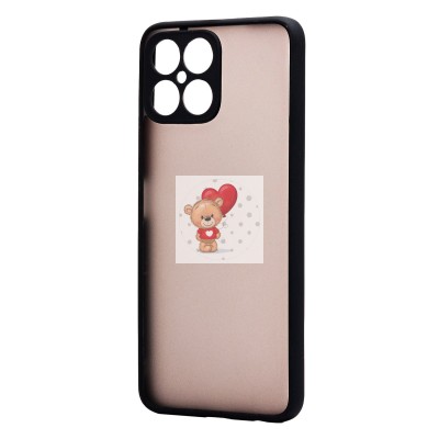 Чехол-накладка для Huawei Honor X8 (черный/черный) - PC041