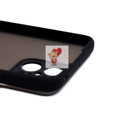 Чехол-накладка для Huawei Honor X8 (черный/черный) - PC041