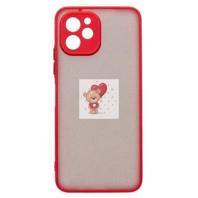 Чехол-накладка для Huawei nova Y61 (красный) - PC041 Чехол-накладка для Huawei nova Y61 (красный) - PC041