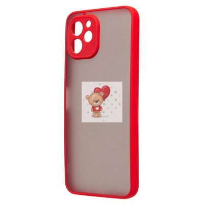 Чехол-накладка для Huawei nova Y61 (красный) - PC041 Чехол-накладка для Huawei nova Y61 (красный) - PC041