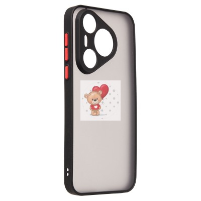 Чехол-накладка для Huawei Pura 70 Global (черный) - PC041 Чехол-накладка для Huawei Pura 70 Global (черный) - PC041