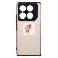 Чехол-накладка для Infinix GT 20 Pro (черный) - PC041 Чехол-накладка для Infinix GT 20 Pro (черный) - PC041