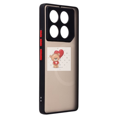 Чехол-накладка для Infinix GT 20 Pro (черный) - PC041 Чехол-накладка для Infinix GT 20 Pro (черный) - PC041