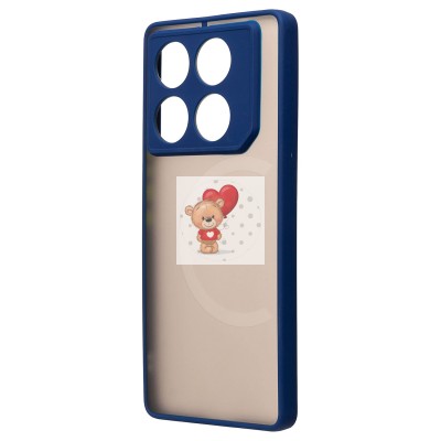 Чехол-накладка для Infinix GT 20 Pro (темно-синий) - PC041 Чехол-накладка для Infinix GT 20 Pro (темно-синий) - PC041