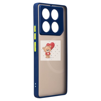 Чехол-накладка для Infinix GT 20 Pro (темно-синий) - PC041 Чехол-накладка для Infinix GT 20 Pro (темно-синий) - PC041