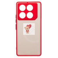 Чехол-накладка для Infinix GT 20 Pro (красный) - PC041 Чехол-накладка для Infinix GT 20 Pro (красный) - PC041