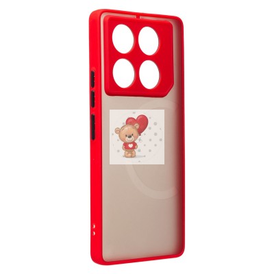 Чехол-накладка для Infinix GT 20 Pro (красный) - PC041 Чехол-накладка для Infinix GT 20 Pro (красный) - PC041