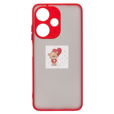 Чехол-накладка для Infinix Hot 30i (красный) - PC041 Чехол-накладка для Infinix Hot 30i (красный) - PC041