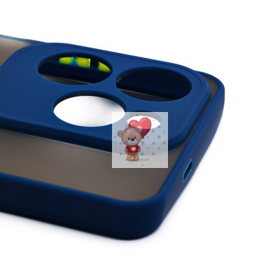 Чехол-накладка для Infinix Hot 40 Pro (темно-синий) - PC041