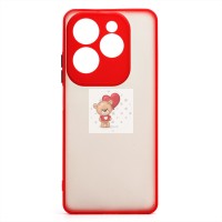 Чехол-накладка для Infinix Hot 40 Pro (красный) - PC041