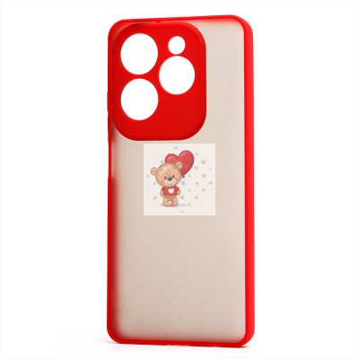 Чехол-накладка для Infinix Hot 40 (красный) - PC041 Чехол-накладка для Infinix Hot 40 (красный) - PC041