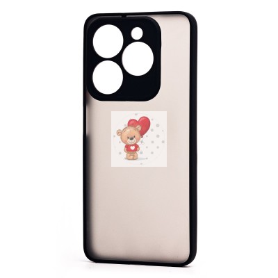 Чехол-накладка для Infinix Hot 40i (черный) - PC041