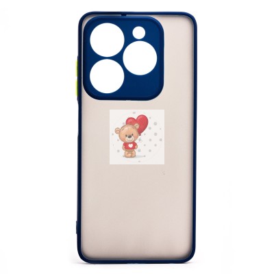 Чехол-накладка для Infinix Hot 40i (темно-синий) - PC041 Чехол-накладка для Infinix Hot 40i (темно-синий) - PC041