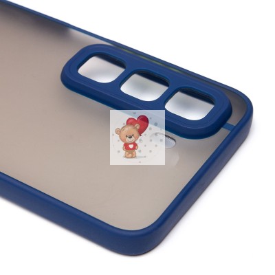 Чехол-накладка для Infinix Hot 50 5G (темно-синий) - PC041