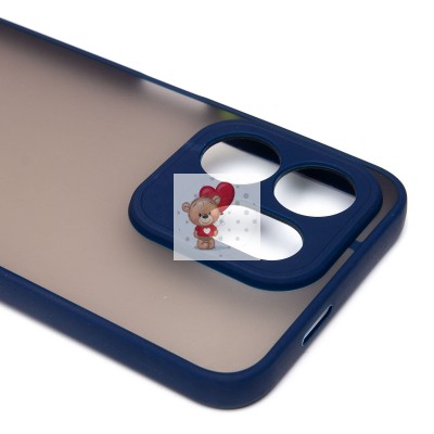 Чехол-накладка для Infinix Hot 50i (темно-синий) - PC041