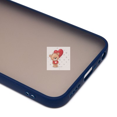 Чехол-накладка для Infinix Hot 50i (темно-синий) - PC041