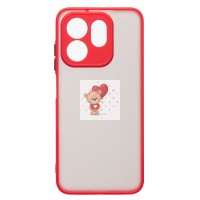 Чехол-накладка для Infinix Hot 50i (красный) - PC041