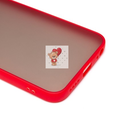 Чехол-накладка для Infinix Hot 50i (красный) - PC041