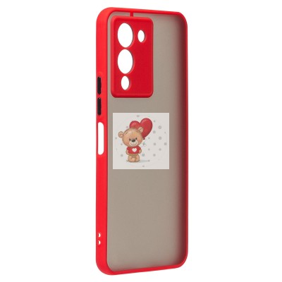 Чехол-накладка для Infinix Note 12 G96 (Turbo) (красный) - PC041