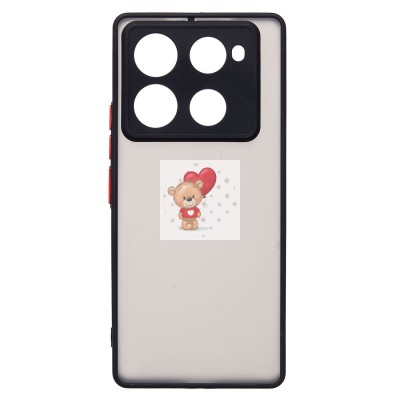 Чехол-накладка для Infinix Note 40 Pro 4G (черный) - PC041 Чехол-накладка для Infinix Note 40 Pro 4G (черный) - PC041