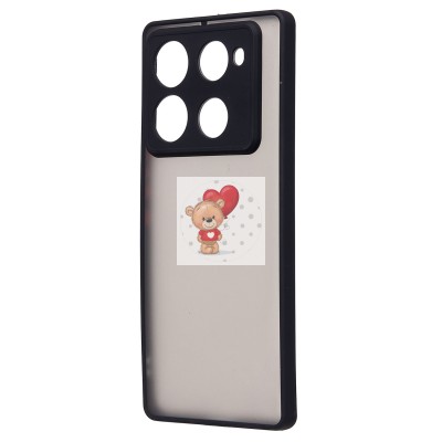 Чехол-накладка для Infinix Note 40 Pro 4G (черный) - PC041 Чехол-накладка для Infinix Note 40 Pro 4G (черный) - PC041