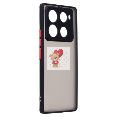 Чехол-накладка для Infinix Note 40 Pro 4G (черный) - PC041 Чехол-накладка для Infinix Note 40 Pro 4G (черный) - PC041