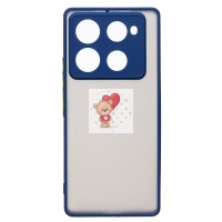 Чехол-накладка для Infinix Note 40 Pro 4G (темно-синий) - PC041 Чехол-накладка для Infinix Note 40 Pro 4G (темно-синий) - PC041