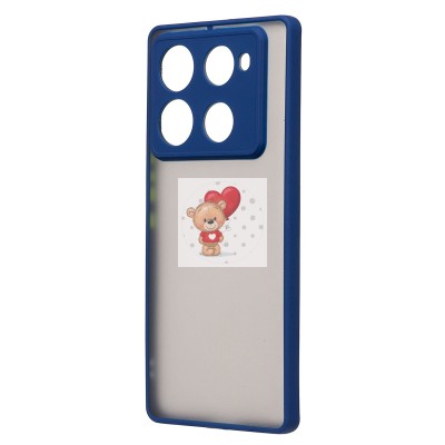 Чехол-накладка для Infinix Note 40 Pro 4G (темно-синий) - PC041 Чехол-накладка для Infinix Note 40 Pro 4G (темно-синий) - PC041