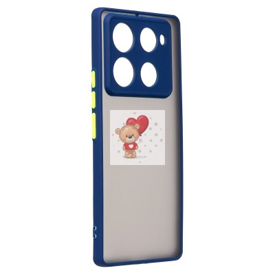 Чехол-накладка для Infinix Note 40 Pro 4G (темно-синий) - PC041 Чехол-накладка для Infinix Note 40 Pro 4G (темно-синий) - PC041