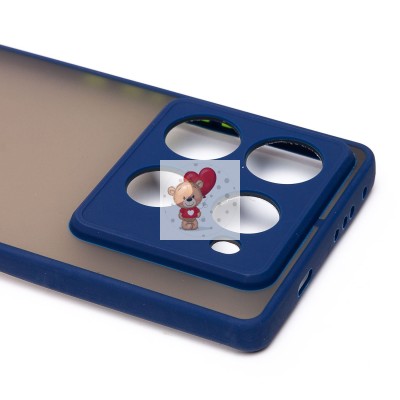 Чехол-накладка для Infinix Note 40 Pro 4G (темно-синий) - PC041 Чехол-накладка для Infinix Note 40 Pro 4G (темно-синий) - PC041