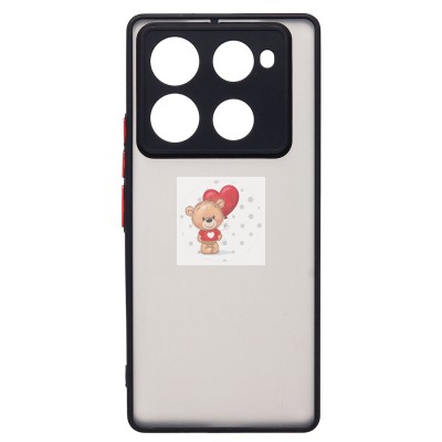 Чехол-накладка для Infinix Note 40 Pro 5G (черный) - PC041 Чехол-накладка для Infinix Note 40 Pro 5G (черный) - PC041