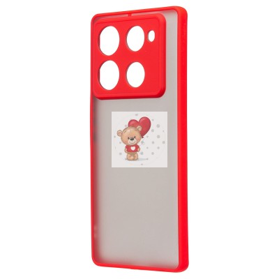 Чехол-накладка для Infinix Note 40 Pro 5G (красный) - PC041 Чехол-накладка для Infinix Note 40 Pro 5G (красный) - PC041