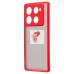 Чехол-накладка для Infinix Note 40 Pro 5G (красный) - PC041 Чехол-накладка для Infinix Note 40 Pro 5G (красный) - PC041