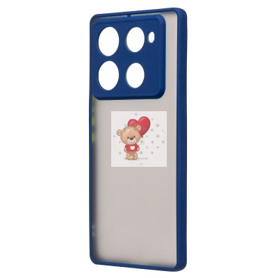 Чехол-накладка для Infinix Note 40 Pro+ 5G (темно-синий) - PC041