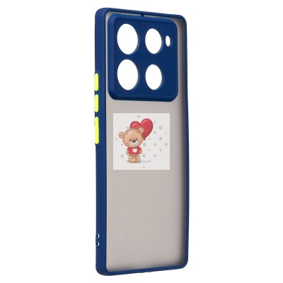 Чехол-накладка для Infinix Note 40 Pro+ 5G (темно-синий) - PC041