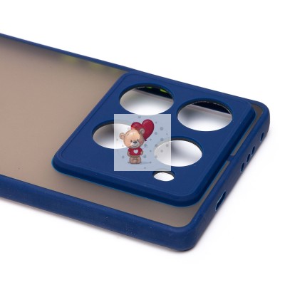 Чехол-накладка для Infinix Note 40 Pro+ 5G (темно-синий) - PC041