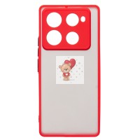 Чехол-накладка для Infinix Note 40 Pro+ 5G (красный) - PC041 Чехол-накладка для Infinix Note 40 Pro+ 5G (красный) - PC041