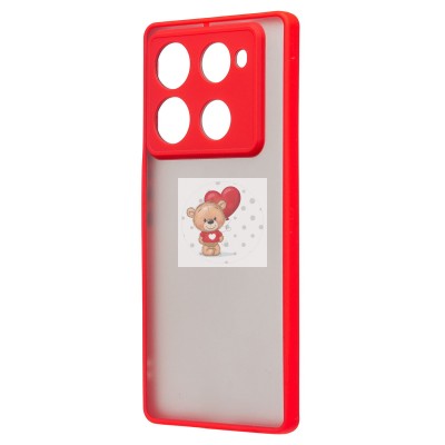 Чехол-накладка для Infinix Note 40 Pro+ 5G (красный) - PC041 Чехол-накладка для Infinix Note 40 Pro+ 5G (красный) - PC041