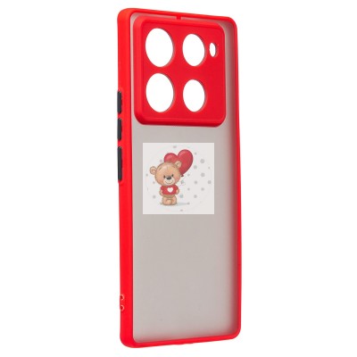 Чехол-накладка для Infinix Note 40 Pro+ 5G (красный) - PC041 Чехол-накладка для Infinix Note 40 Pro+ 5G (красный) - PC041