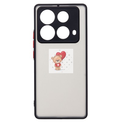 Чехол-накладка для Infinix Note 40 (черный) - PC041