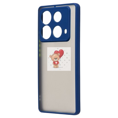 Чехол-накладка для Infinix Note 40 (темно-синий) - PC041 Чехол-накладка для Infinix Note 40 (темно-синий) - PC041