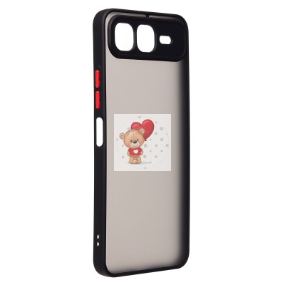 Чехол-накладка для Infinix Smart 10 Plus (черный) - PC041