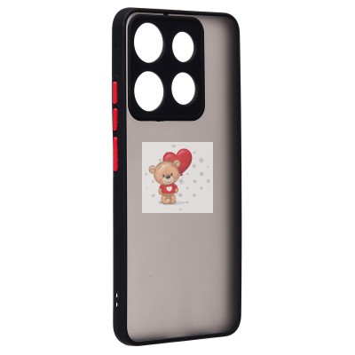 Чехол-накладка для Infinix Smart 7 Global (X6515) (черный) - PC041