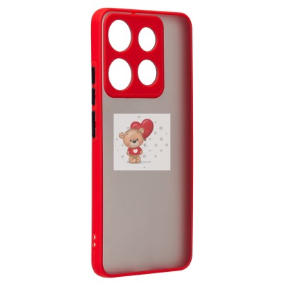 Чехол-накладка для Infinix Smart 7 Global (X6515) (красный) - PC041