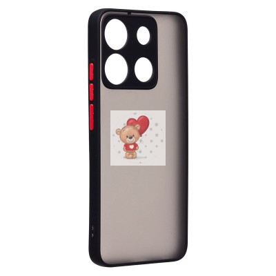 Чехол-накладка для Infinix Smart 7 Plus (черный) - PC041