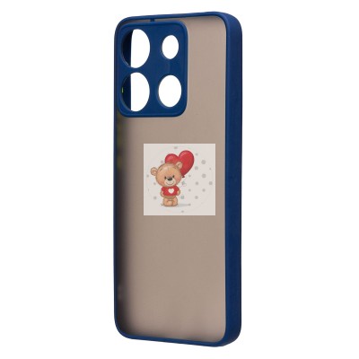 Чехол-накладка для Infinix Smart 7 Plus (темно-синий) - PC041 Чехол-накладка для Infinix Smart 7 Plus (темно-синий) - PC041