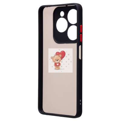 Чехол-накладка для Infinix Smart 8 Pro (черный) - PC041 Чехол-накладка для Infinix Smart 8 Pro (черный) - PC041