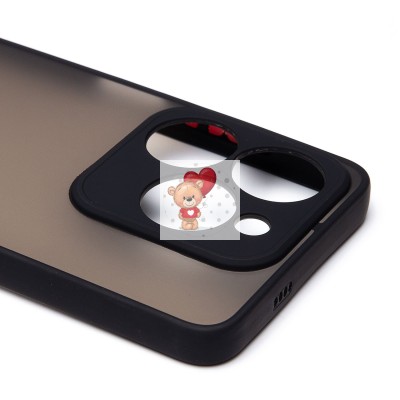 Чехол-накладка для Infinix Smart 8 Pro (черный) - PC041 Чехол-накладка для Infinix Smart 8 Pro (черный) - PC041