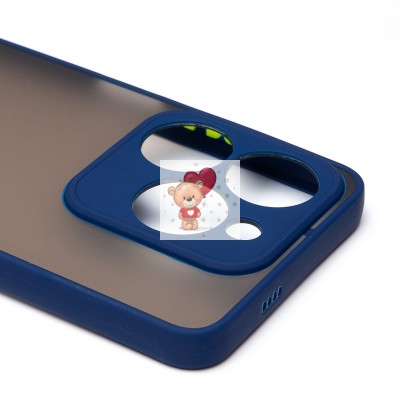 Чехол-накладка для Infinix Smart 8 Pro (темно-синий) - PC041 Чехол-накладка для Infinix Smart 8 Pro (темно-синий) - PC041